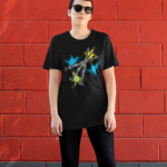 Neon Splash Clarinet T-shirt