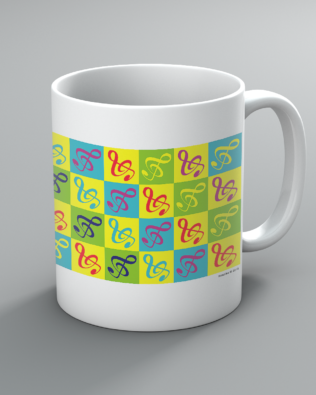 Clef Design Mug