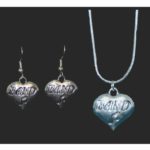 Band Necklace and Earring Set