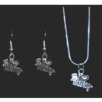 I Love Music Necklace and Earring Set